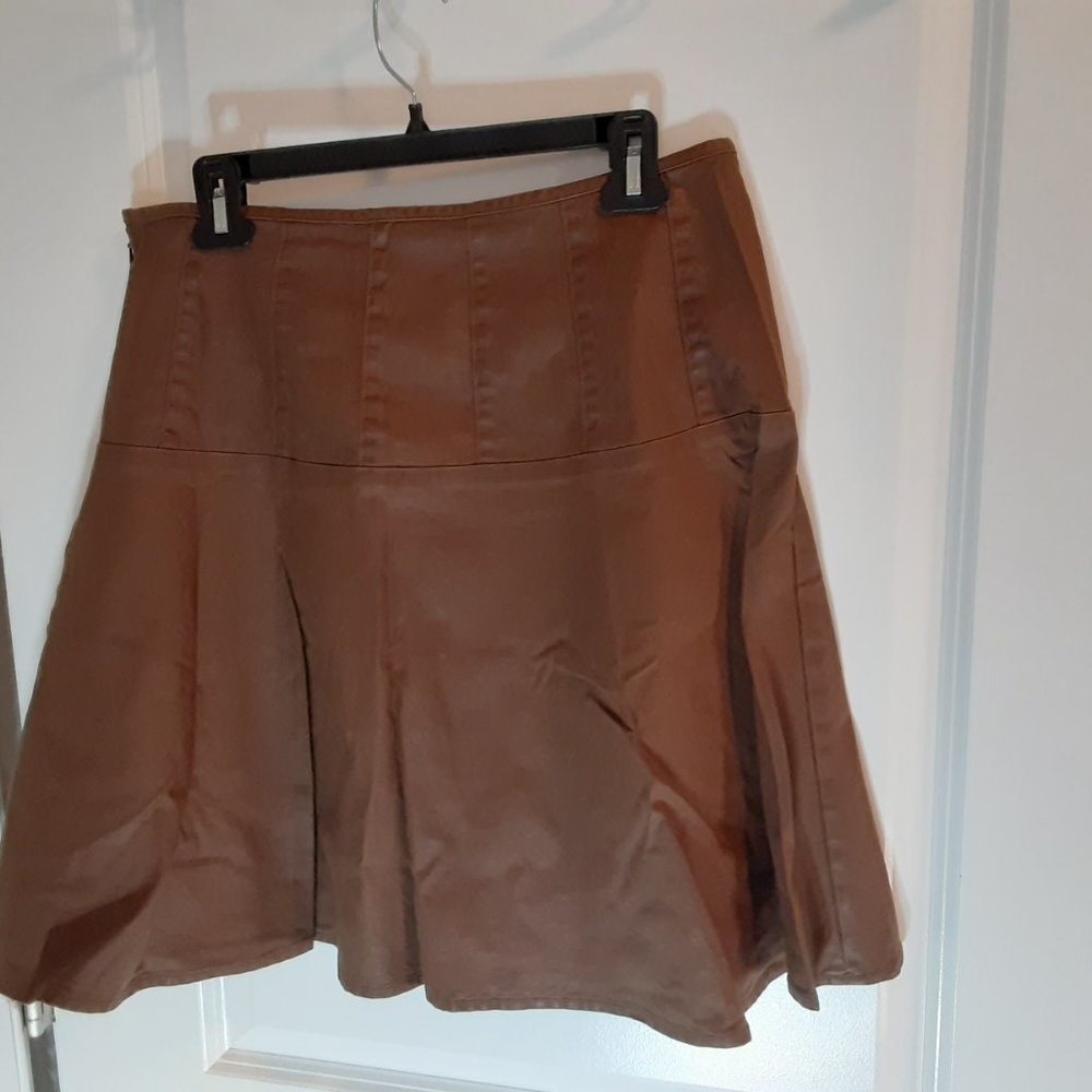 Lauren Ralph Lauren Brown A-Line Skirt - Picture 5 of 12